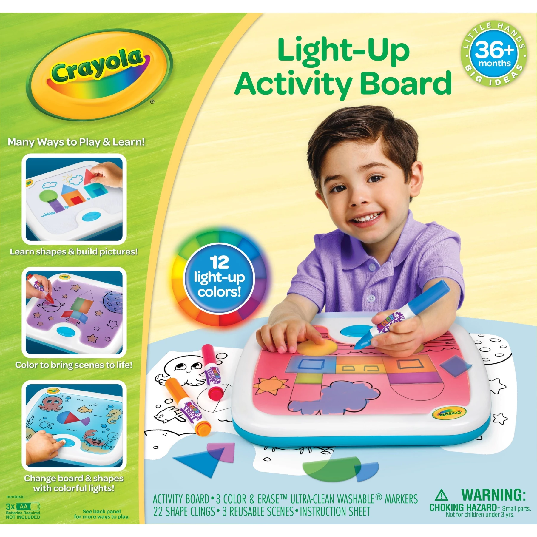 Light-Up Activity Board for Kids (36+ Months) - Interactive Learning Toy

