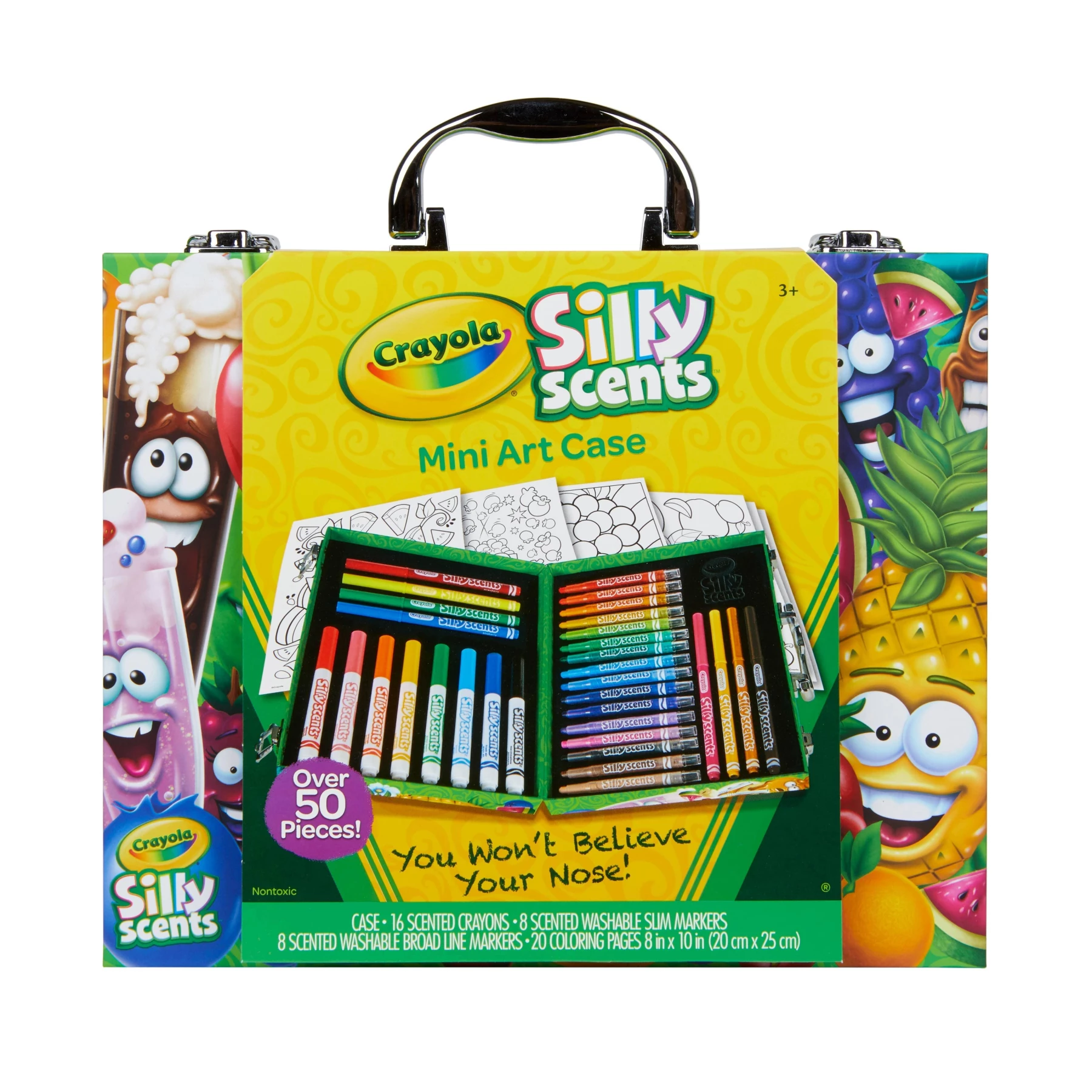 Crayola Silly Scents Mini Inspiration Art Case - Vibrant and Fragrant Creative Kit for Kids