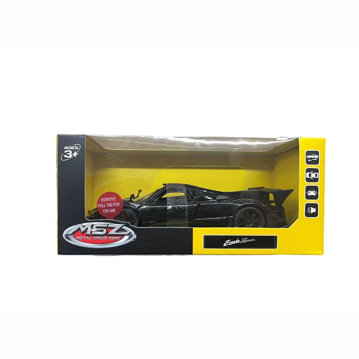MSZ 1:32 Pagani ZONDA Revolucion Black - Black Limited Edition Die-Cast Model