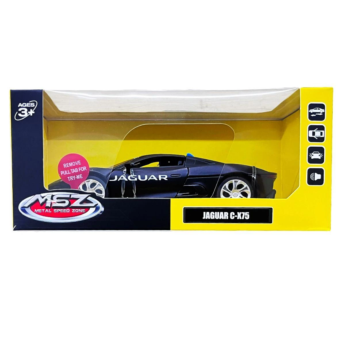 MSZ 1:32 Jaguar C-X75 Black - British Luxury & High-Performance Replica