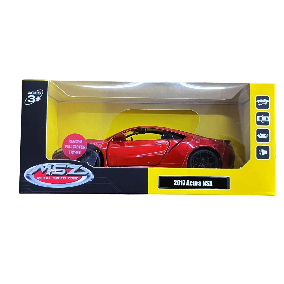 MSZ 1:30 Acura NSX Red - Japanese Engineering & High-Performance Replica