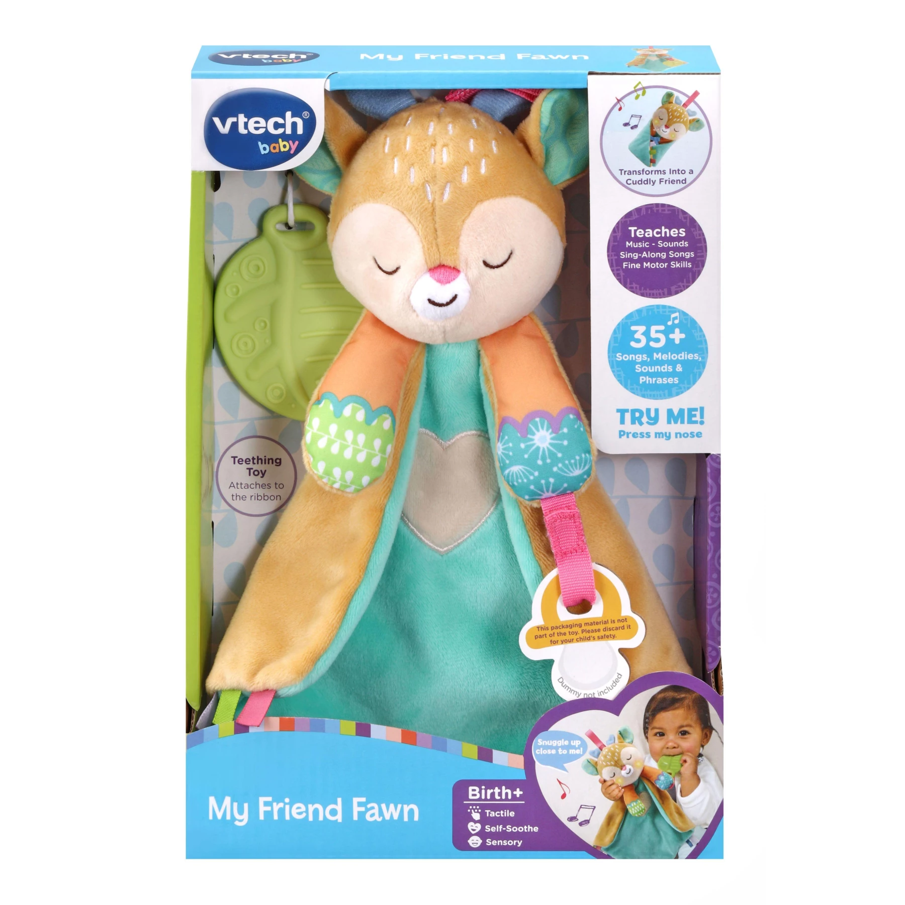 Vtech MY FRIEND FAWN - Interactive Plush Toy for Babies