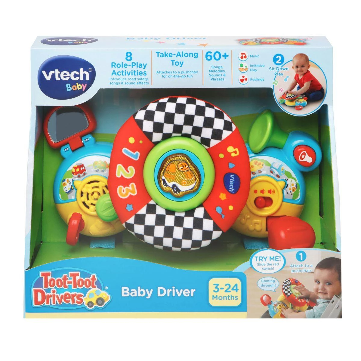 Vtech BABY DRIVER - Interactive Roleplay Toy with Steering Wheel by VTech®