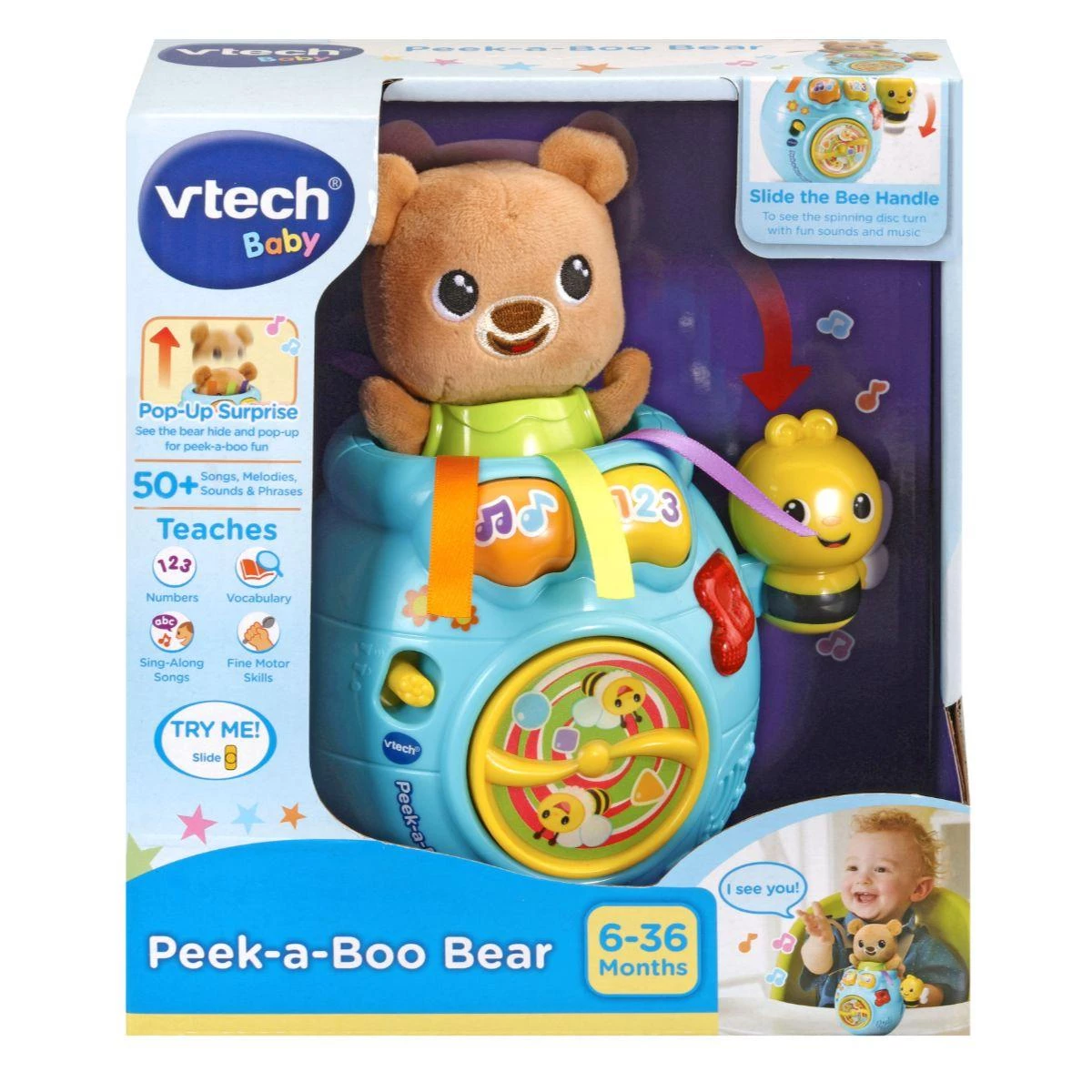 Vtech POP AND SING HONEY POT - Interactive Learning Toy for Babies