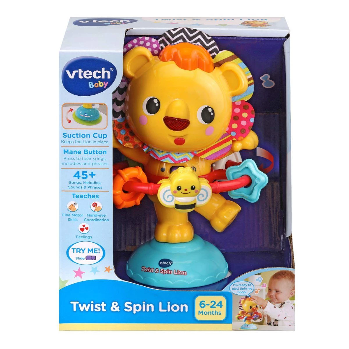 Vtech LION SUCTION CUP - Interactive Toy for Babies