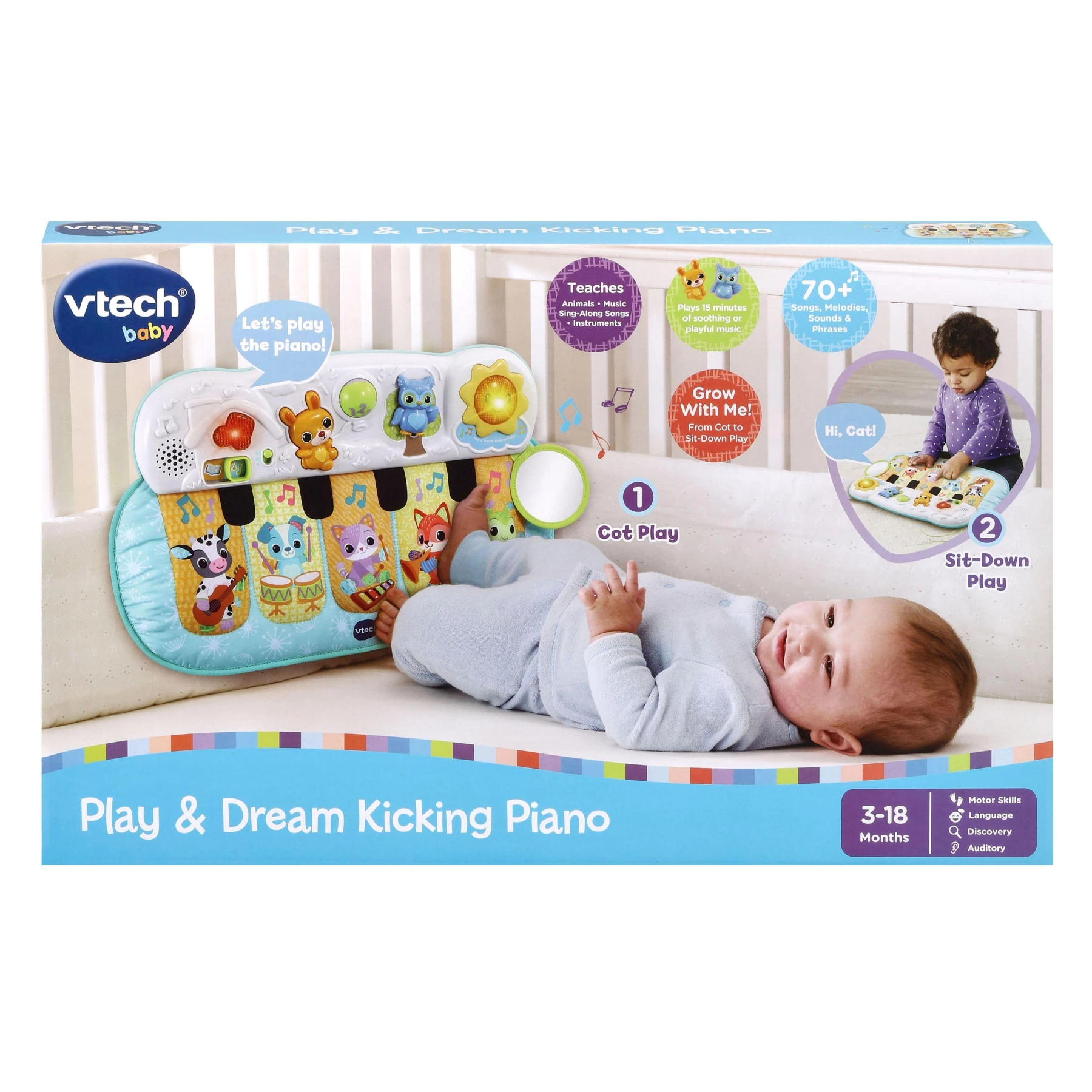 VTech LIL CRITTERS  PLAY &  DREAM MUSICAL PIANO - Interactive Musical Baby Toy