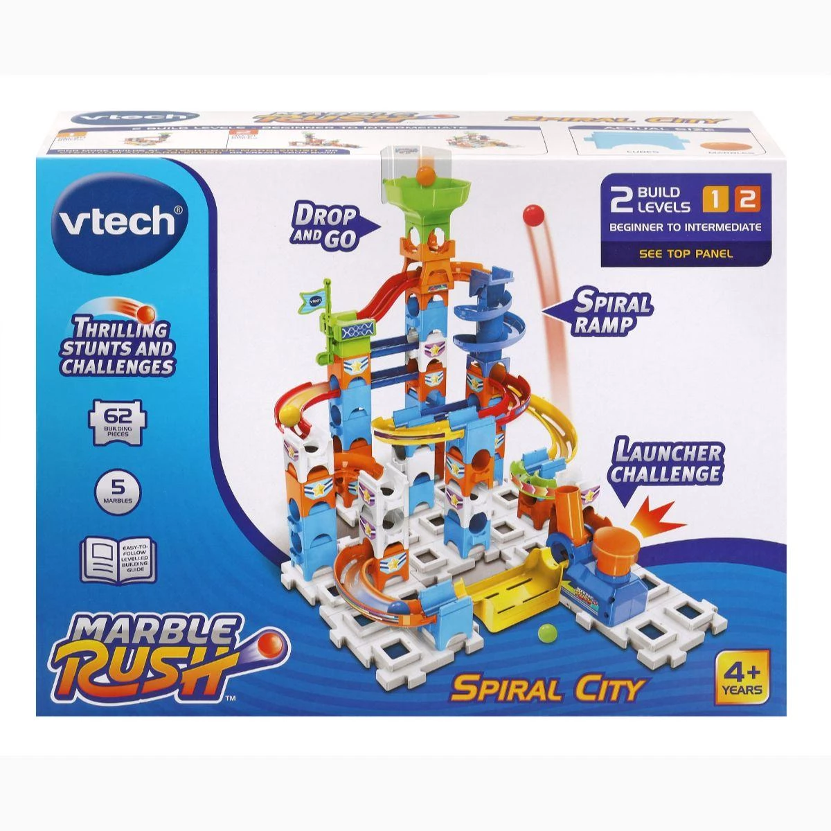 Vtech MARBLE RUSH SPIRAL CITY - Exciting Marble Run Playset for Kids