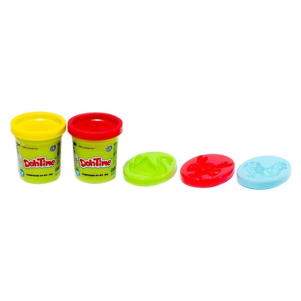 Dohtime 2 Colors Fun Pack 2oz CDU25 WOC  Vibrant and Creative Play Dough Set