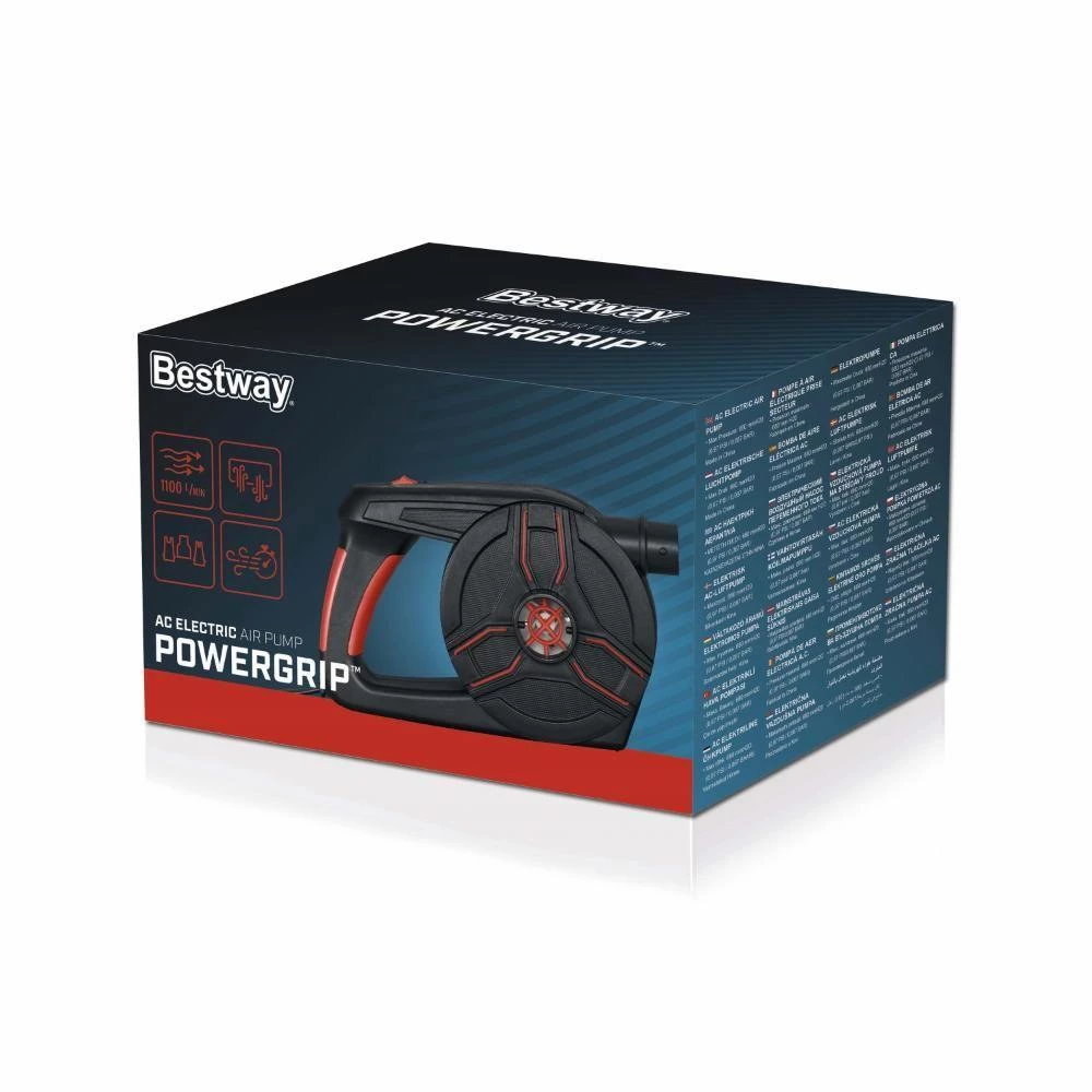 Bestway PowerGrip AC Electric Air Pump – High-Speed Inflation & Deflation