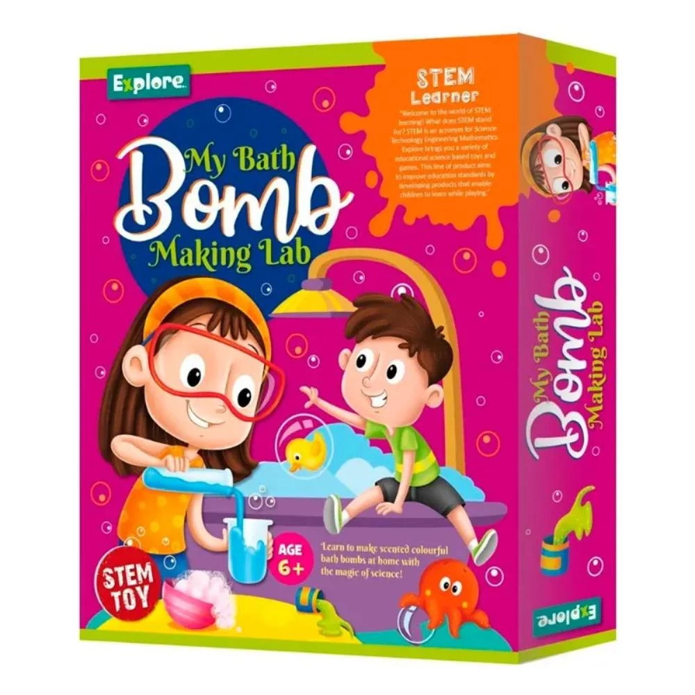 My Bath Bomb Making Lab - DIY Science Kit for Kids to Make Scented & Colourful Bath Bombs