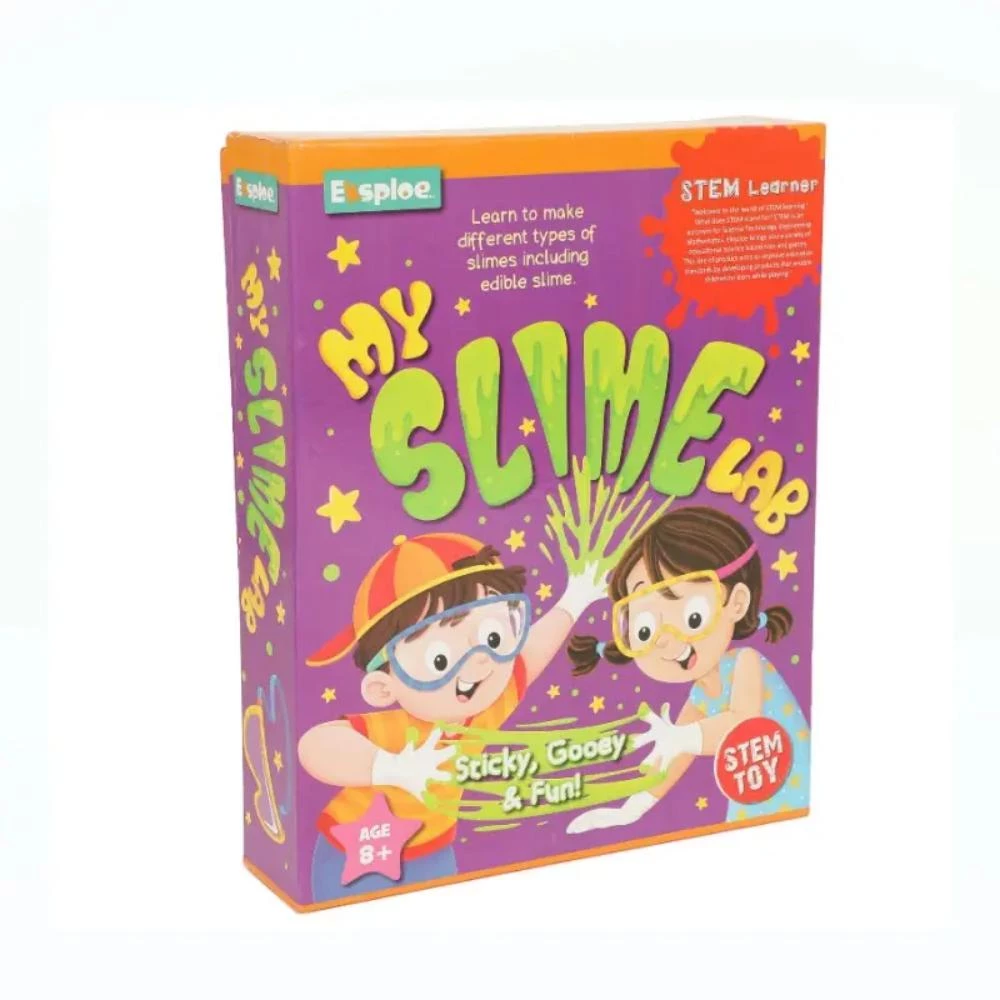 My Slime Lab - DIY Science Kit for Kids to Make Flowing, Bouncy & Edible Slime