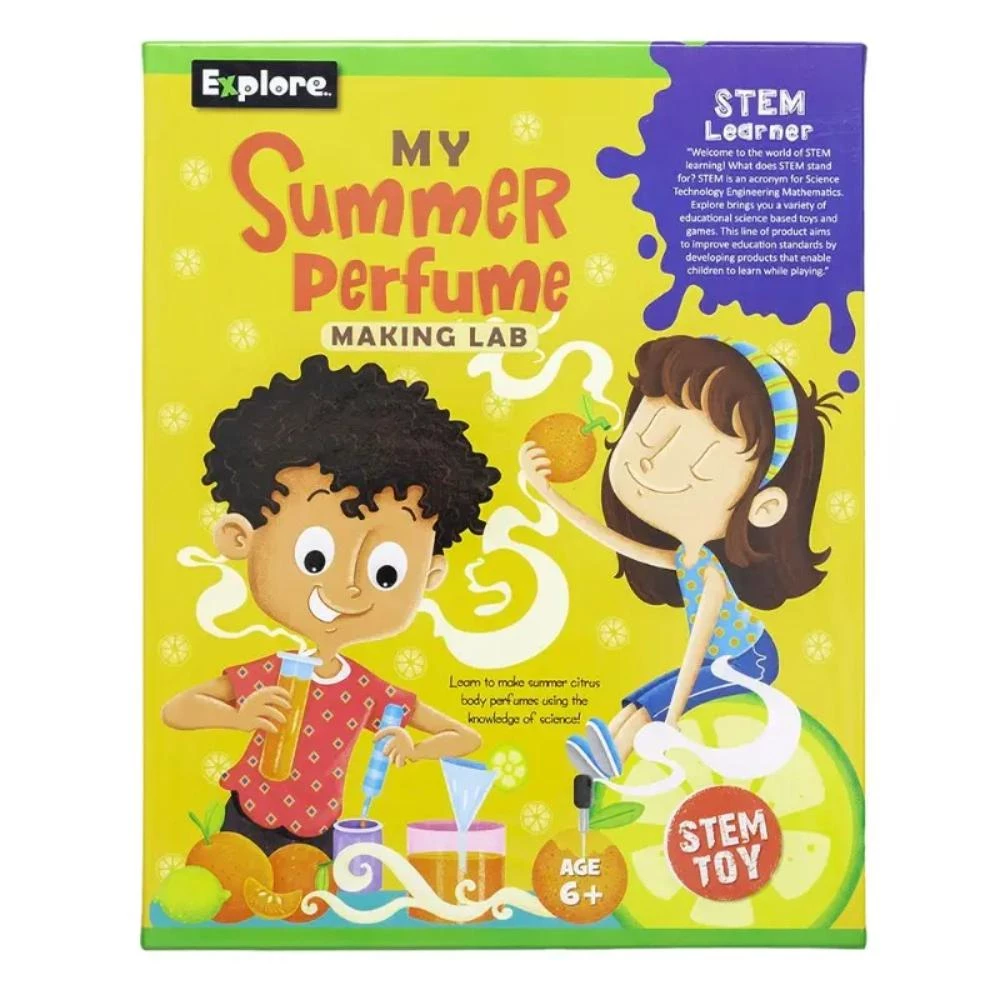My Summer Perfume Making Lab - DIY Science Kit for Kids to Create Citrus & Lemon-Orange Scents