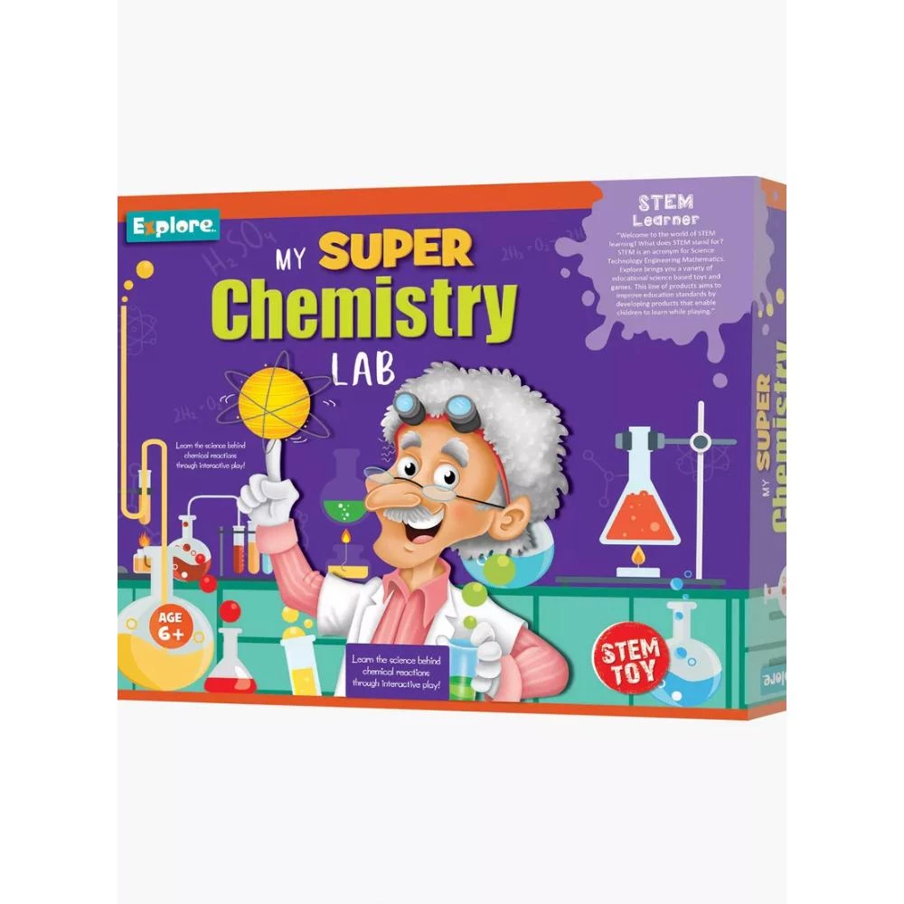 My Chemistry Lab - DIY Science Kit for Kids to Make Lava Lamps, Blow Balloons & Explore Chemistry