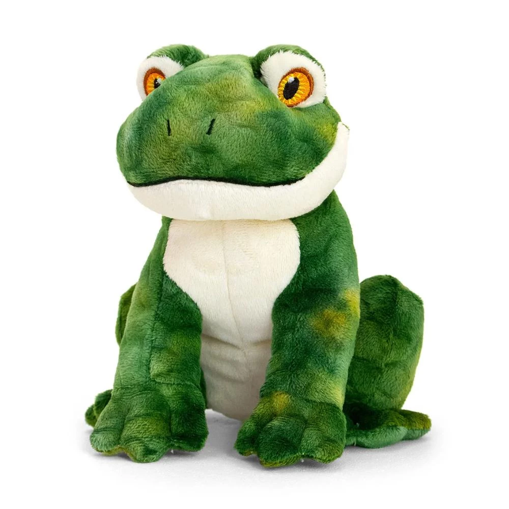 18cm Keeleco Frog - Eco-Friendly Soft Plush Toy for Kids