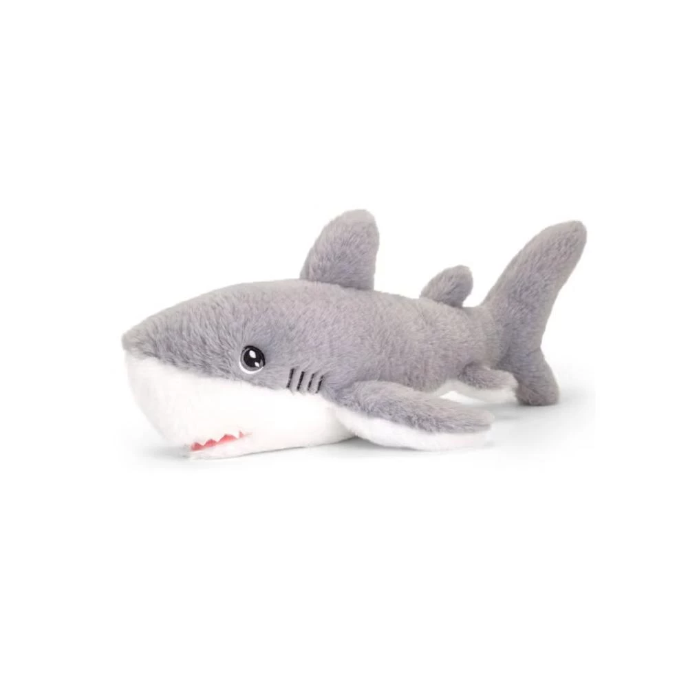 25cm Keeleco Shark - Eco-Friendly Soft Plush Toy for Kids