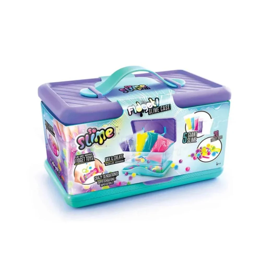 Fidget Slime Case - Sensory Slime Kit with Mix-Ins & Storage Case