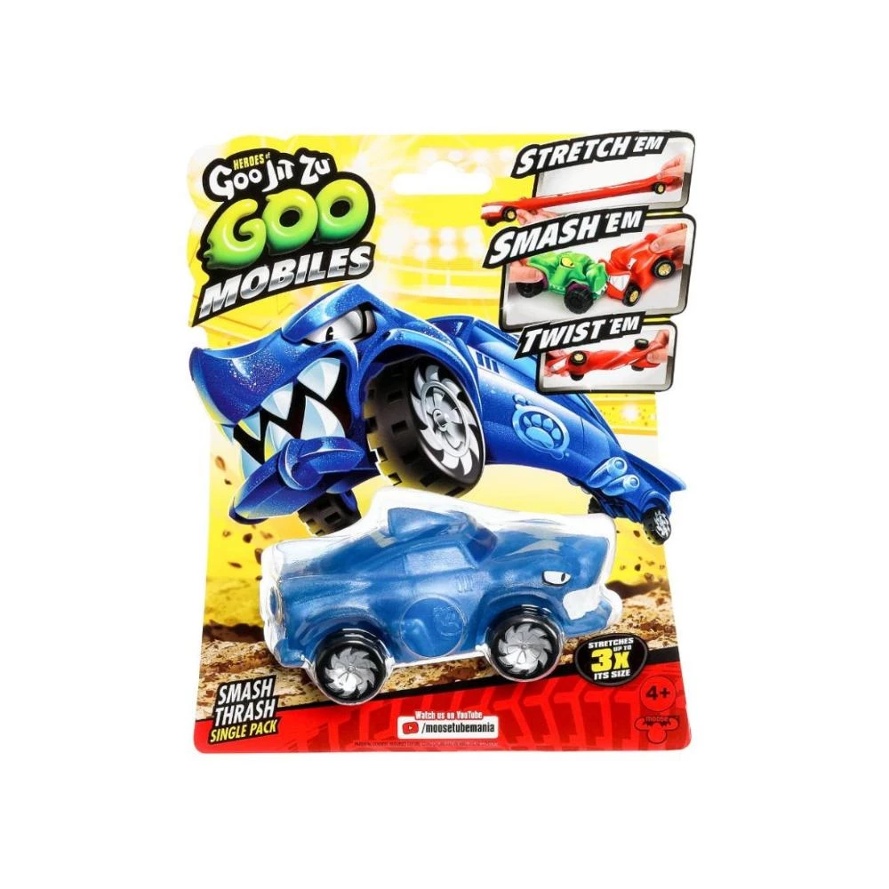 Heroes of Goo Jit Zu Goo Mobiles Single Pack - Smash Thrash Vehicle & Figure