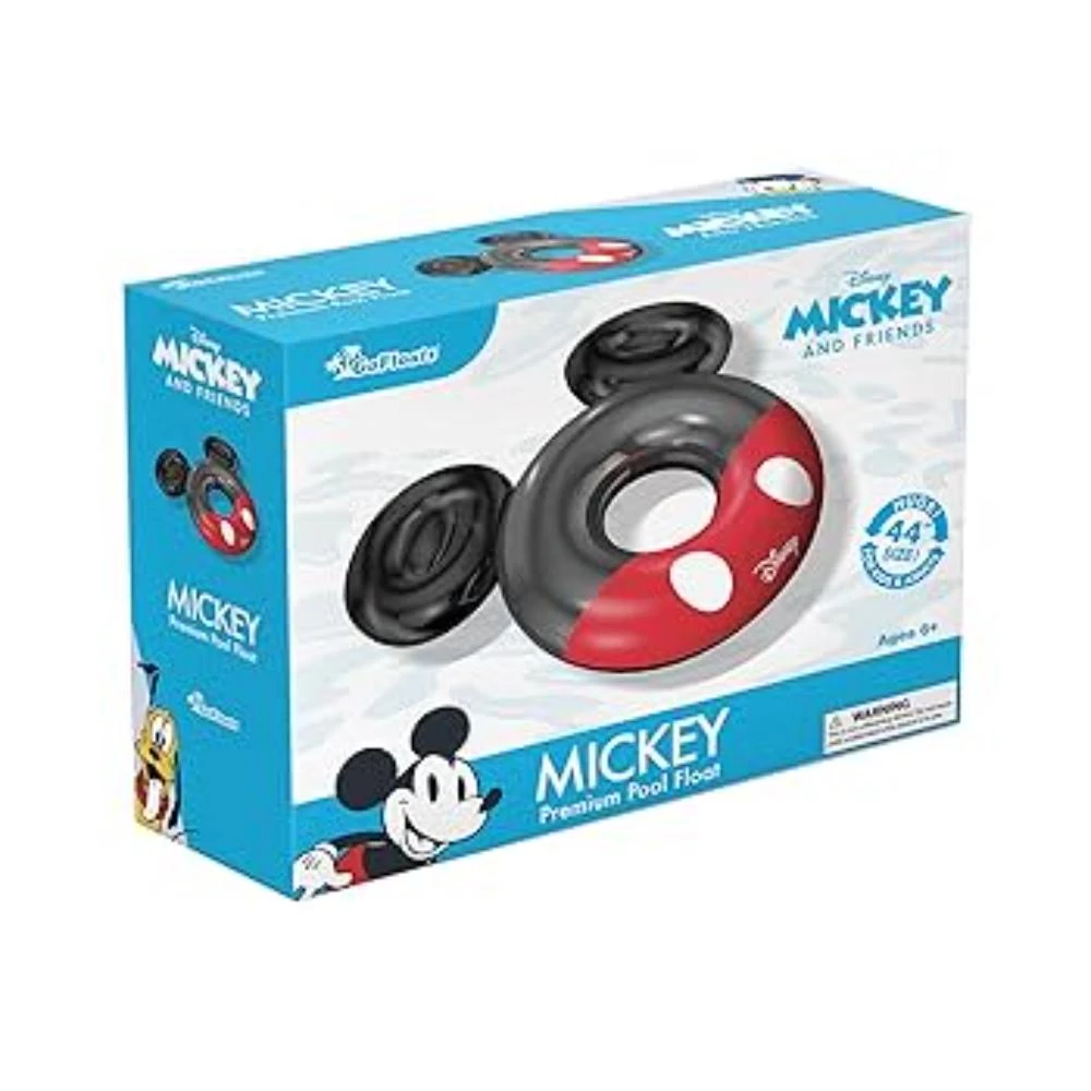 Disney 3D Swim Ring - Mickey Mouse Inflatable Pool Float