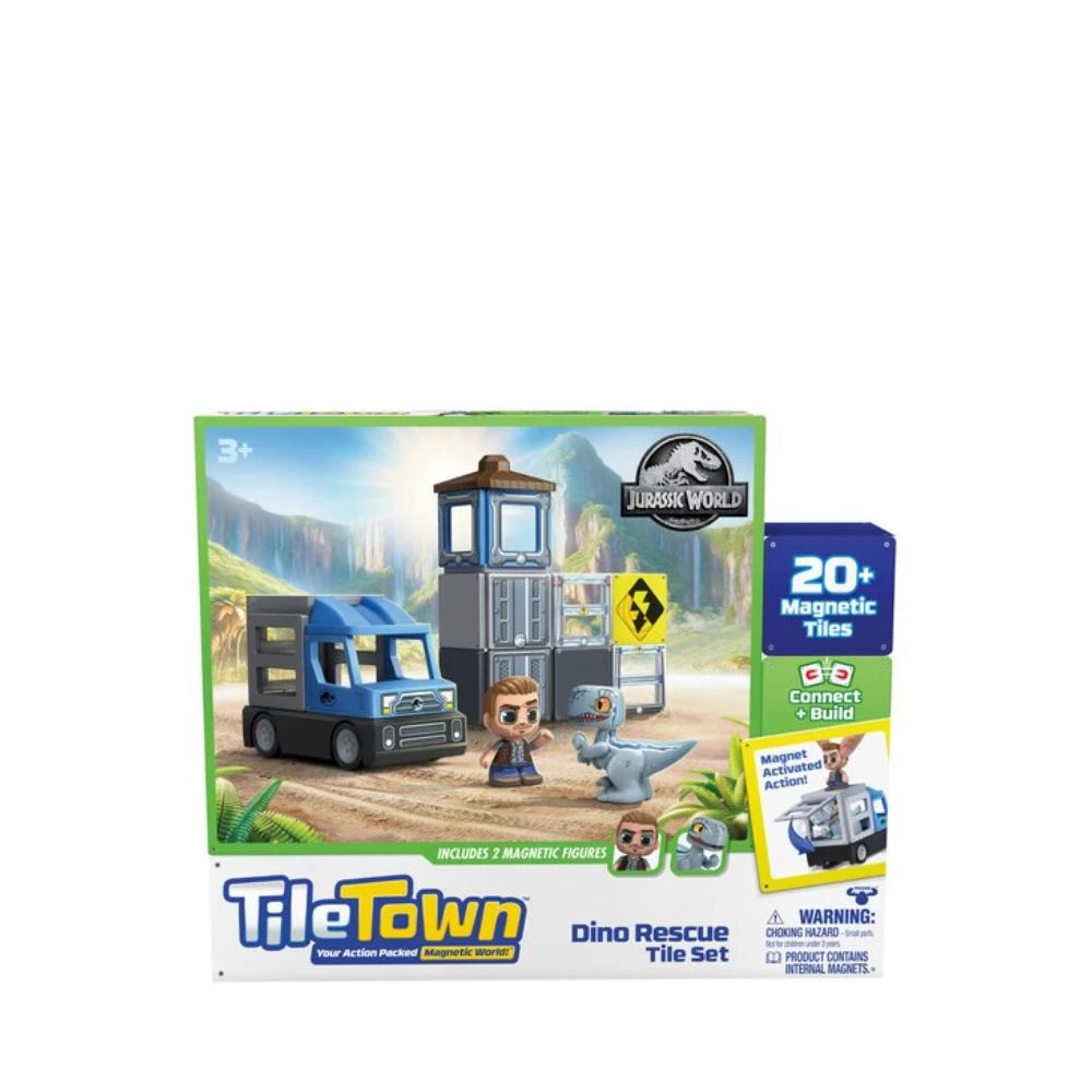 Tile Town Jurassic World Dino Rescue Tile Set