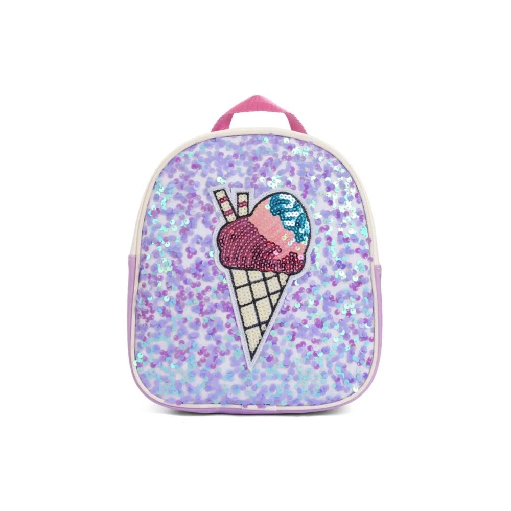 Eazy Kids Sequin School Backpack - Softy Purple