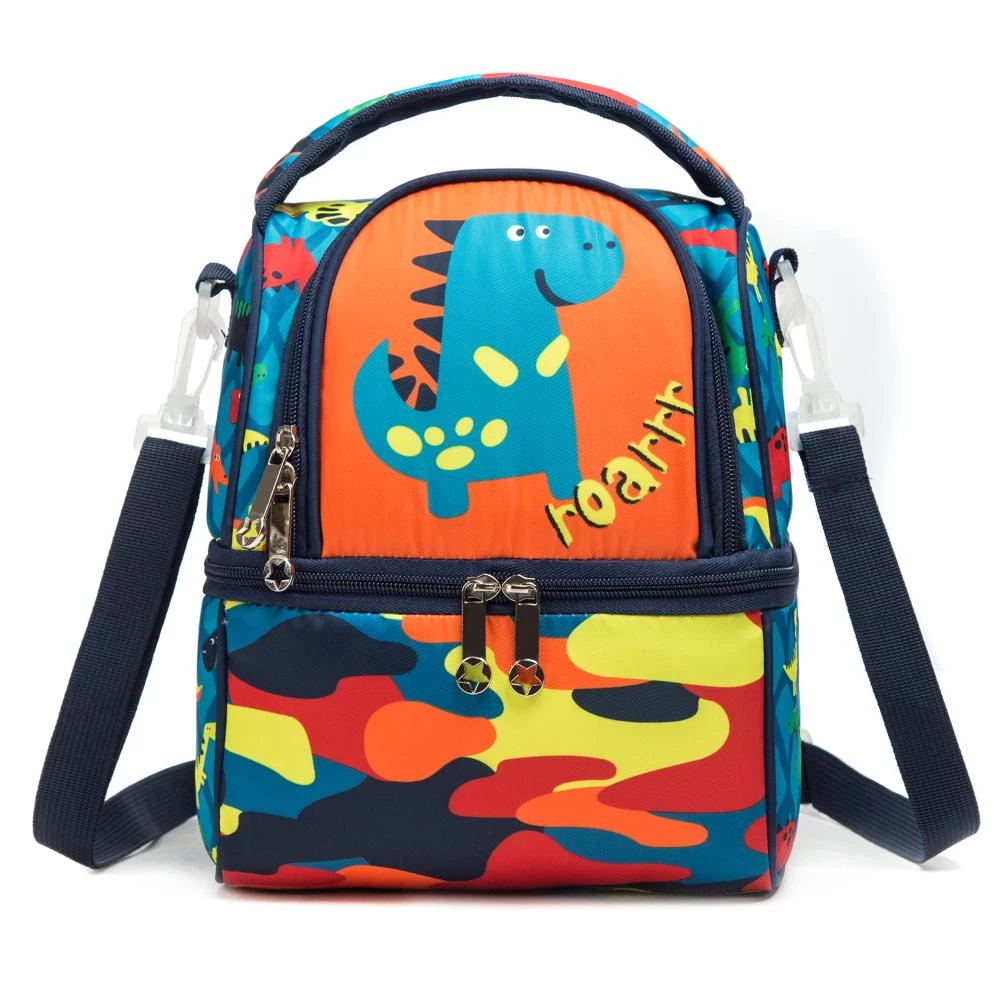 Eazy Kids Lunch & Picnic Bag - Dinosaur Blue