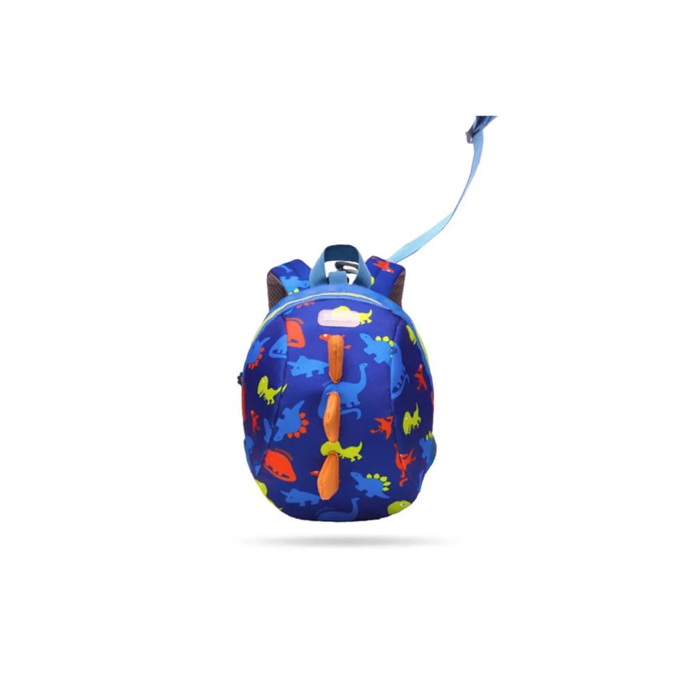 Sunveno KidBackpack with Safety Harness - Dinosaur Blue for Toddlers