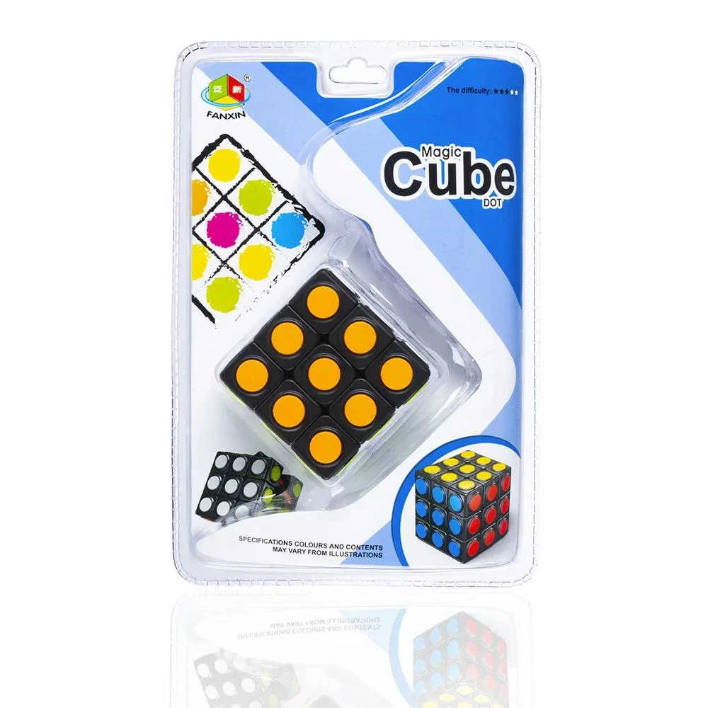 Magic Cube Dot - Unique Dot Pattern Puzzle with 3 Difficulty Levels - Brain Teaser for Kids & Adults