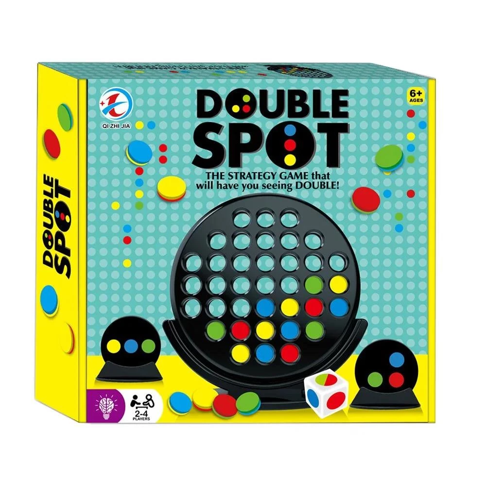 Double Spot Strategy Game - Fast-Paced Pattern Matching for Ages 6+ - Family Game Night Favorite