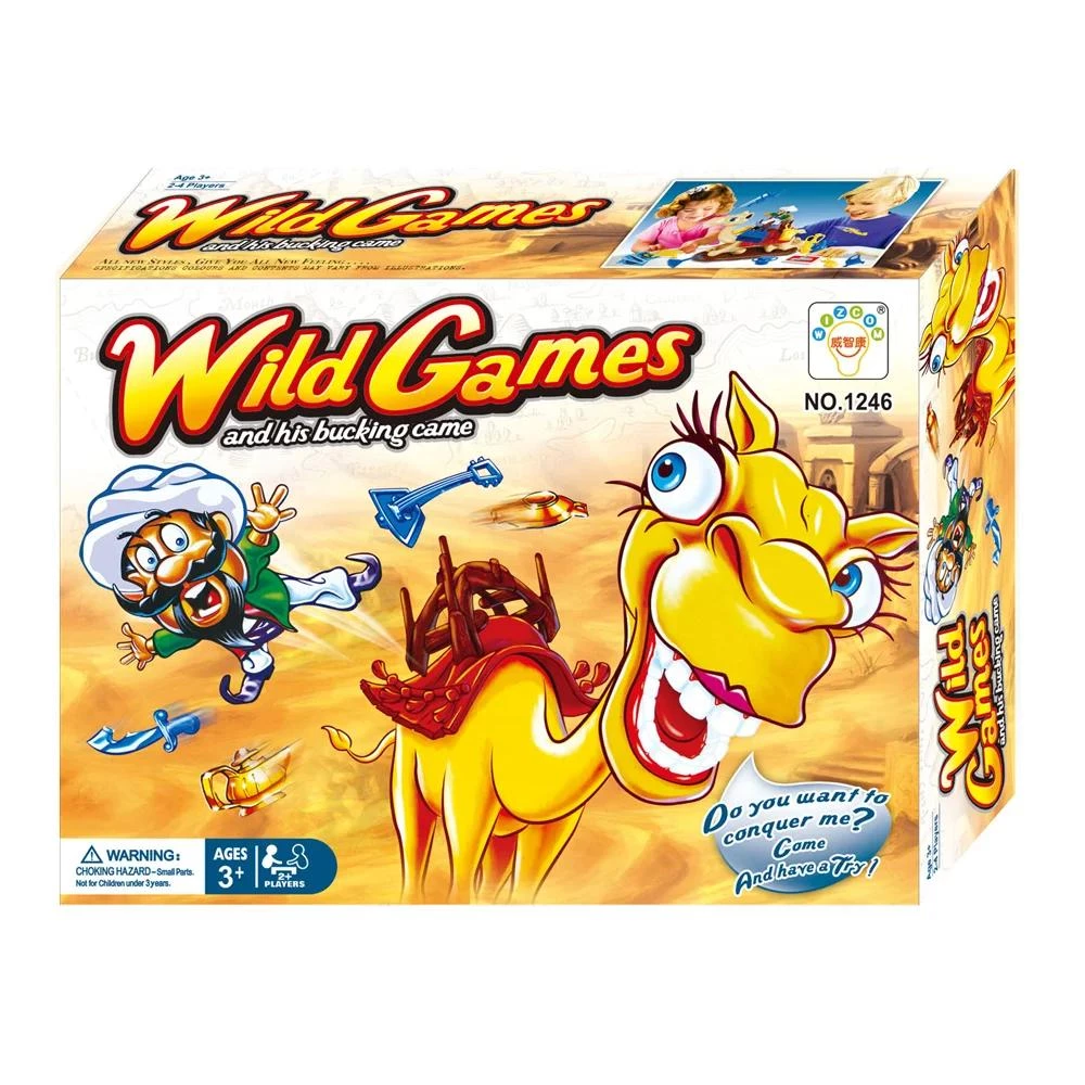 Wild Games and His Bucking Camel - Action-Packed Game for Kids Ages 3+ - Fun Family Adventure Game
