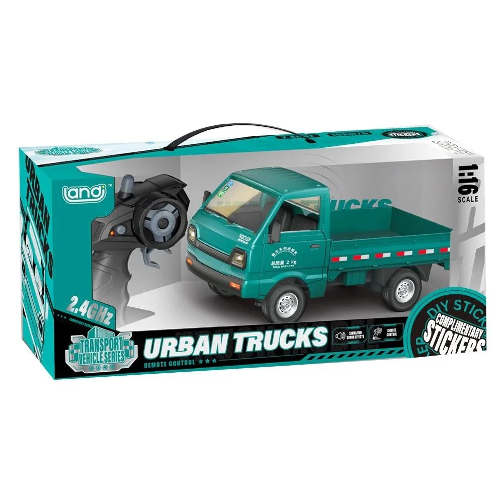 Urban Trucks RC - 5-Way Control - 1:16 Scale - Manual Door Opening - 2.4GHz - Assorted Colors - Micro Transport Vehicle Series