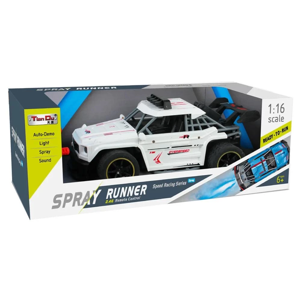 2.4GHz 1:16 RC Mercedes-Benz Big G - High-Speed Car with Spray Effect & Rechargeable Battery - Assorted Colors