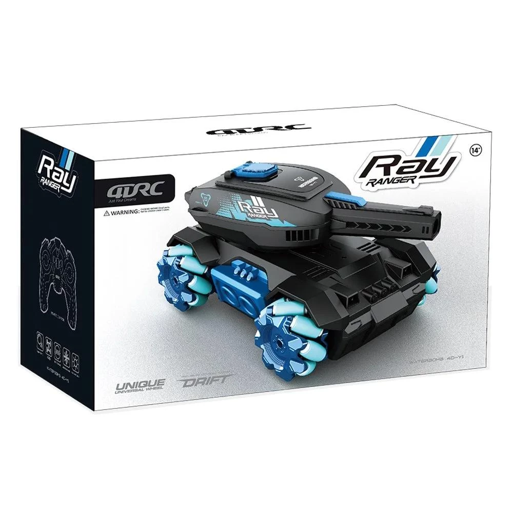 Waterbomb Tank RC Car - Ray Ranger Remote Control Vehicle - Color May Vary