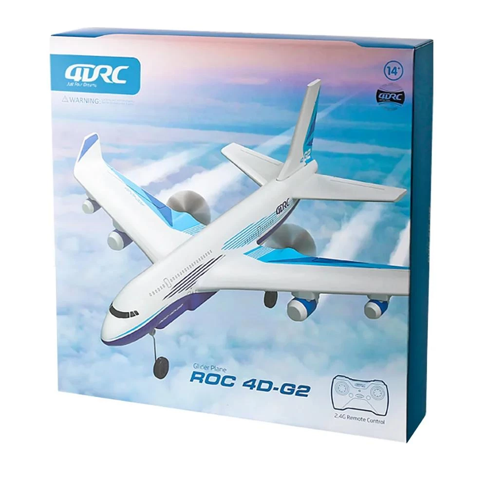 Foam RC Glider Airliner - White Large 2-Channel Remote Control Plane