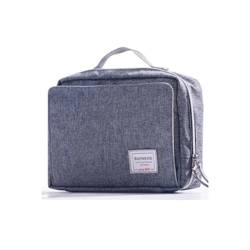 Sunveno Diaper Changing Clutch Kit - Small Grey Portable Organizer for Baby Essentials