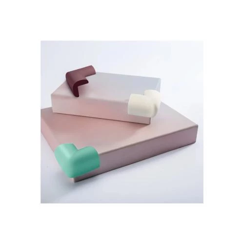 Baby Safe Furniture Corner Bump Guards - Set of 10 - Brown | Soft Safety Protectors for Tables & Sharp Edges