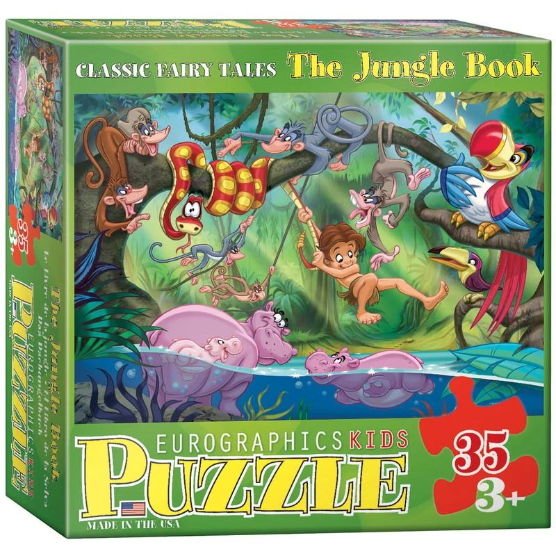 EuroGraphics The Jungle Book 35-Piece Puzzle  Adventure-Filled Puzzle for Kids
