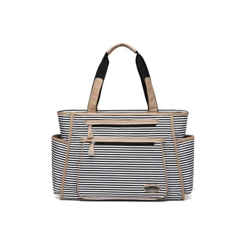 Little Story Betty Diaper Bag -Ivory Waterproof Large Capacity Nappy Bag with Changing Mat