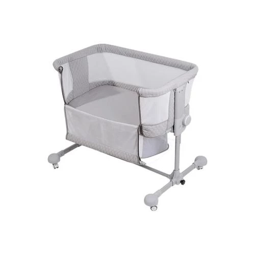 Sunveno Bedside Cot and Crib with Mosquito Net -Adjustable Height Baby Crib with Anti-Reflux Position