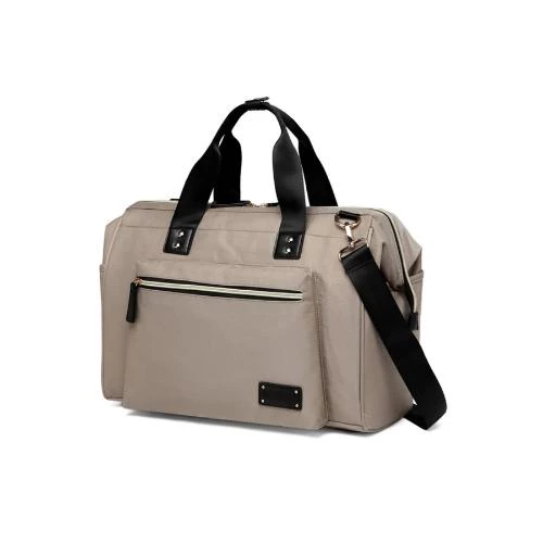 Little Story Zera Mom Dad Diaper Bag -Navy Blue, Large Luxury Unisex Diaper Tote with Changing Mat