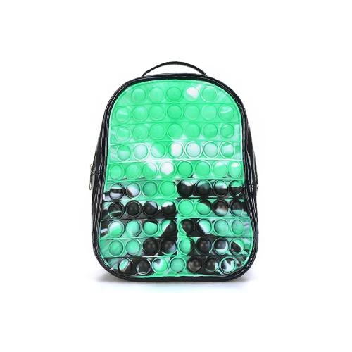 Eazy Kids Hero Pop-It Bag -Black Silicone Fidget Backpack for Kids by SAMBOX