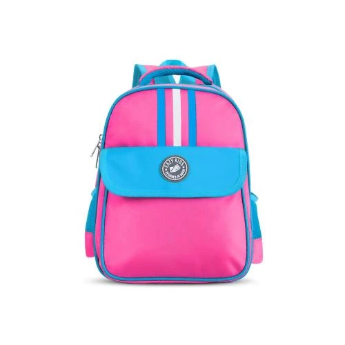 Eazy Kids Hero School Bag - Pink Cat Design Waterproof Backpack with Reflective Strip by SAMBOX