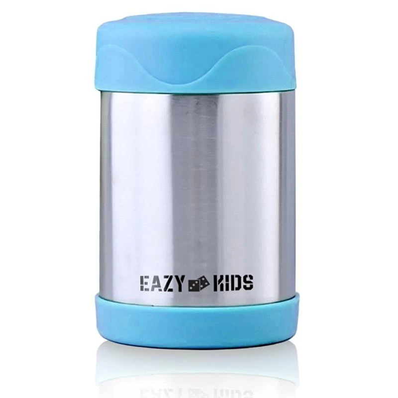 Eazy Kids Jumbo Insulated Food Jar -300ml Triple Wall Stainless Steel -Blue