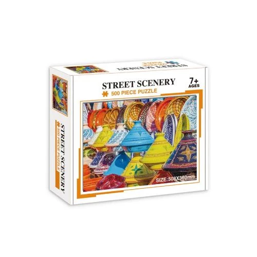 Little Story Jigsaw Puzzle Educational & Fun Game -Moroccan Art & Culture (500 Pcs)