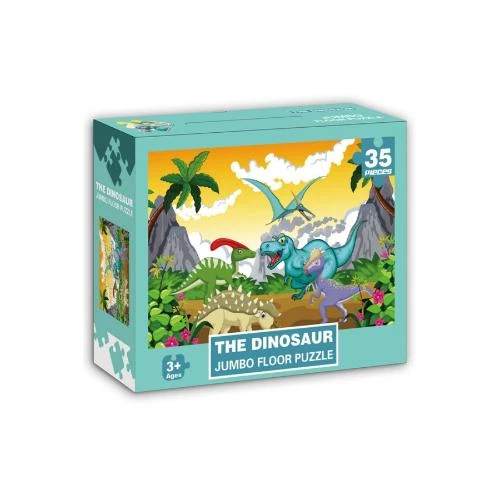 Little Story Jumbo Floor Jigsaw Puzzle -Dinosaurs World 35 pcs Educational & Fun Game