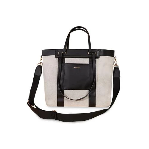 Sunveno La Mode Premium Diaper Bag -Black Stylish Tote Organizer for Moms by SAMBOX