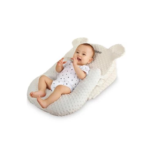 Sunveno Portable Baby Anti-Spill Milk U-Shape Pillow with 10° & 15° Incline Pads