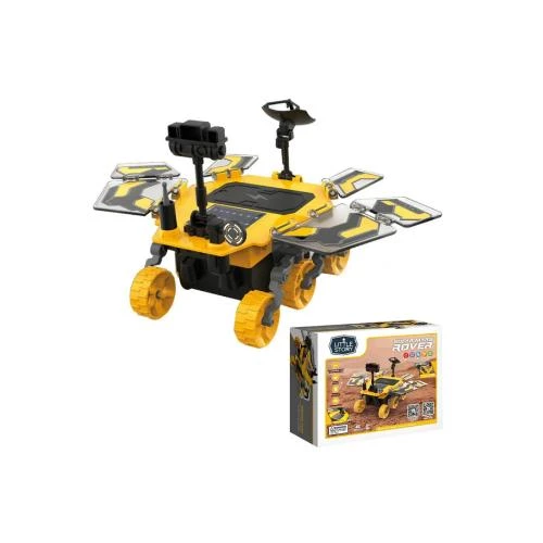 Little Story DIY Solar Mars Exploration Rover (46 Pcs) -STEM Series, Yellow