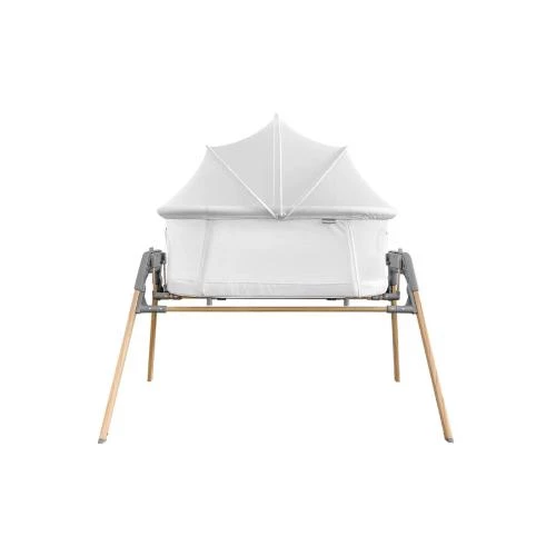 Teknum 3-in-1 Baby Rocker Bassinet/Infant Crib with Mosquito Net -White