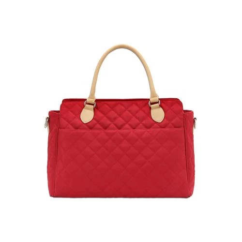 Sunveno Styler Fashion Diaper Bag -Red Maternity Tote with 11 Pockets & 25.9L Capacity by SAMBOX