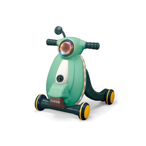 Little Story Multifunctional Baby Walker with Light & Music -Green